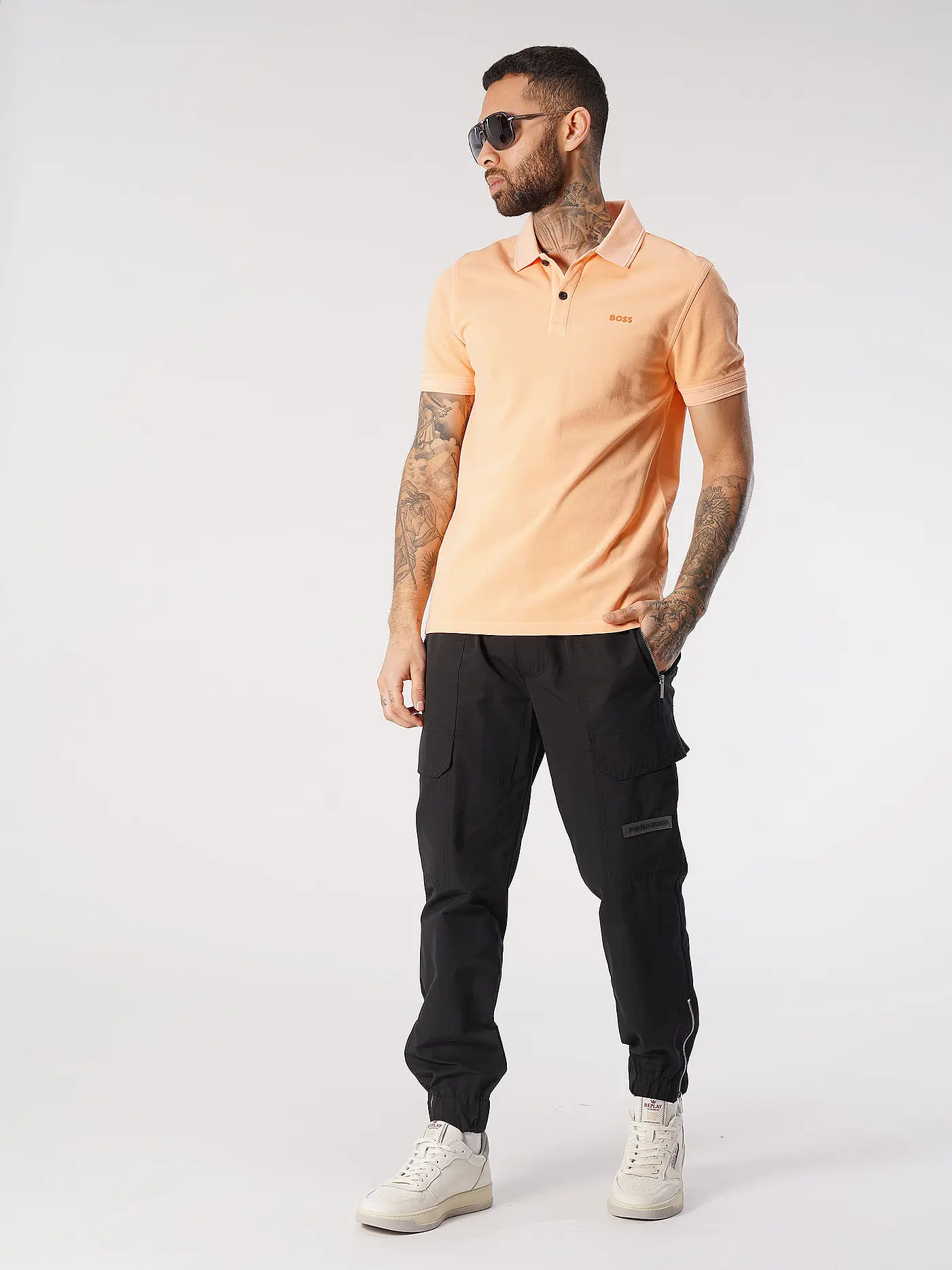 BOSS | Poloshirt Slim Fit PRIME | orange